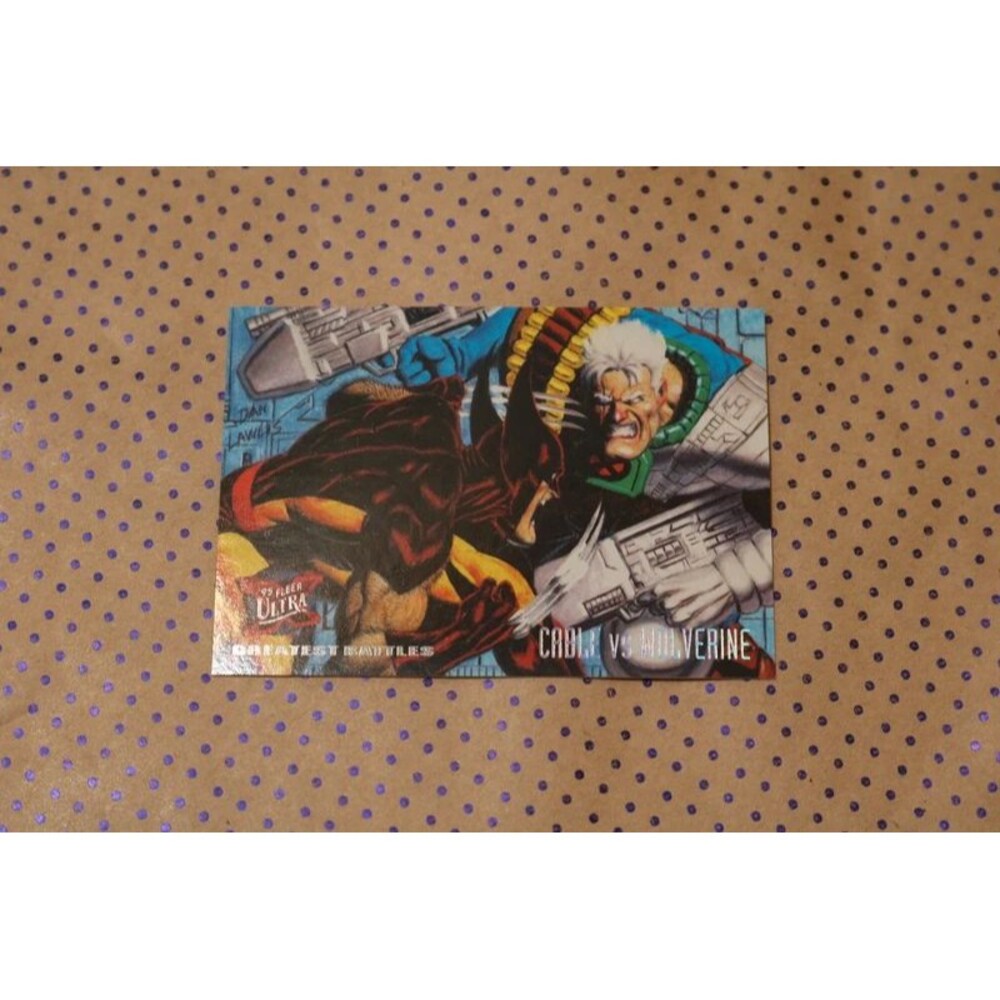 Cable Vs Wolverine #129 Marvel Card (1994)